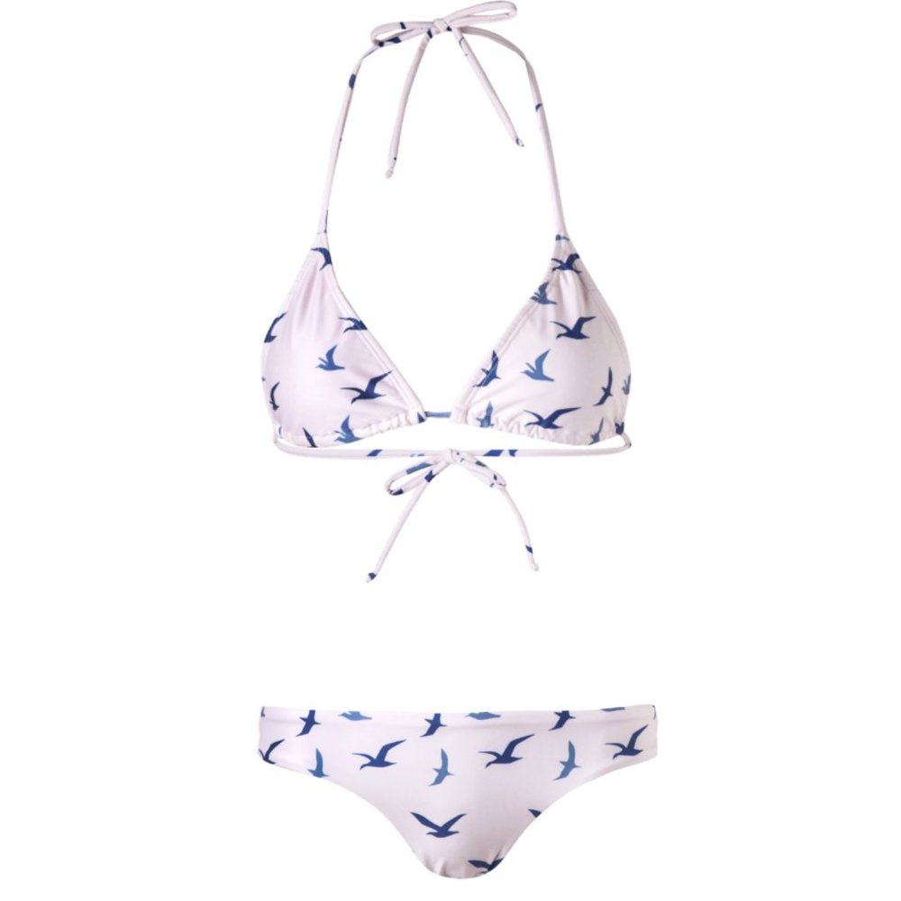 VERDELIMON Day Birds print bikini